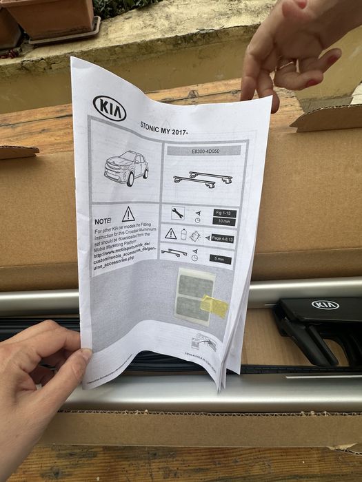 Bare portbagaj plafon aluminiu NOU