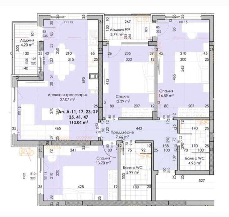 Продава се Многостаен апартамент в Пловдив, Въстанически - 134 кв.м за 685 €/кв.м - Снимка #16