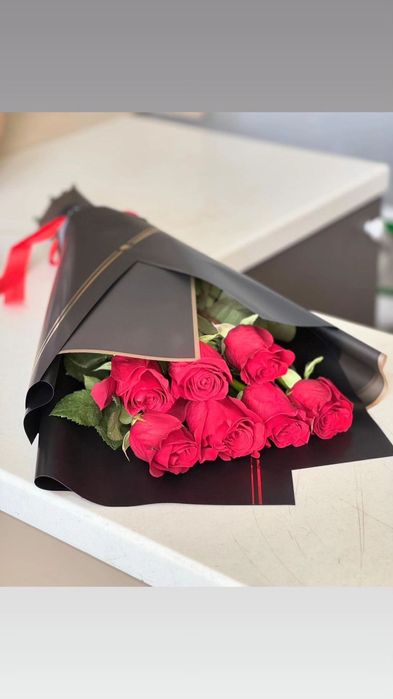 Цветы букеты розы