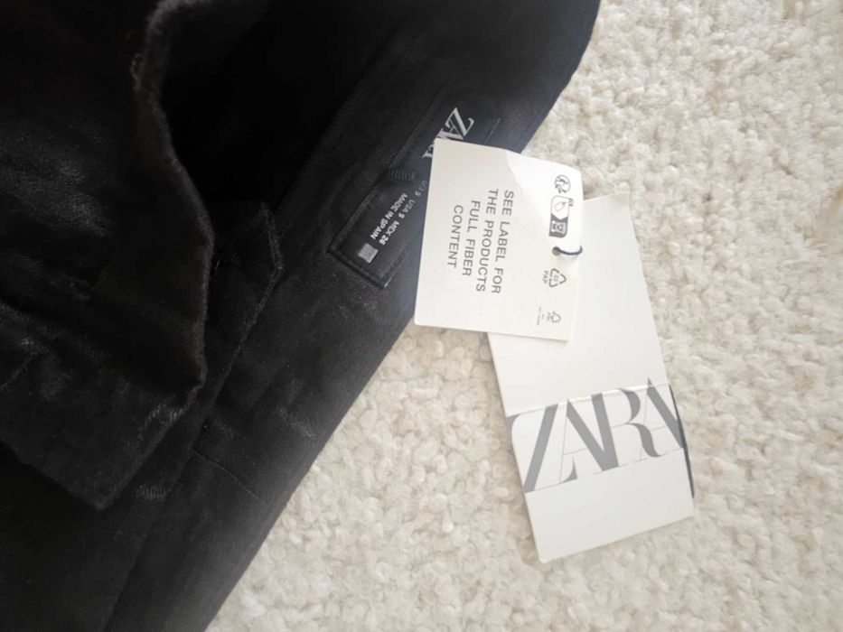 Нов 100% ленен панталон ZARA