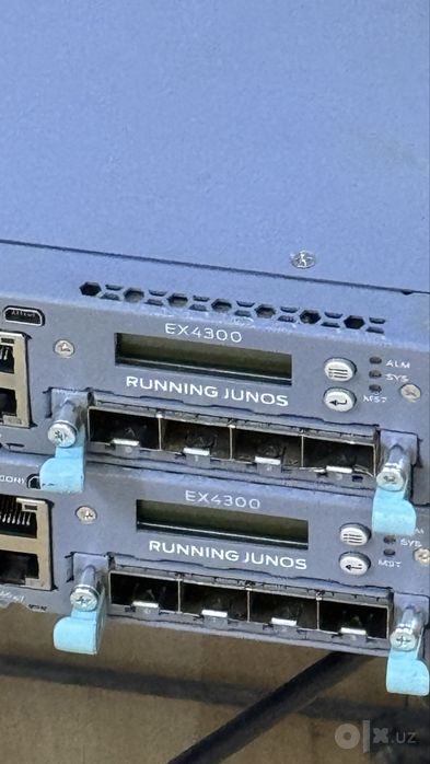 Juniper ex4300 48p Комутатор Dual psu 40G Б/у