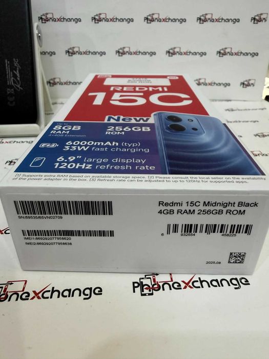 Redmi 15C Black 256/4GB
