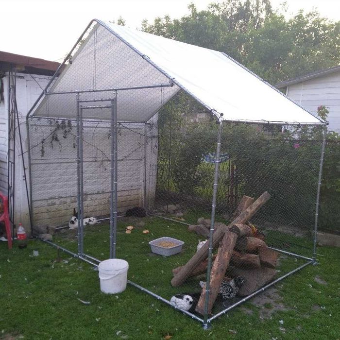 Птичарник 3х2м Клетка за пилета Кокошарник кокошарници клетки кокошки