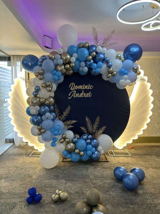 Arcada baloane/Oglinda foto/Photocorner floral/Aripi inger