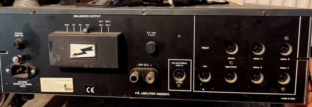 OCAZIE !! Amplificator P.A. RCF AM-5060/N – Putere & Fiabilitate Italy