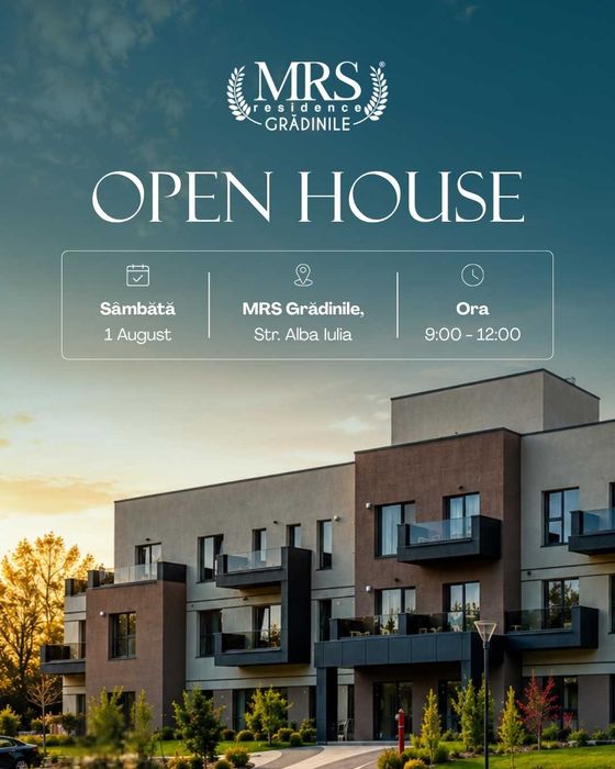 Direct dezvoltator: apartament 2 camere MRS Residence GRĂDINILE