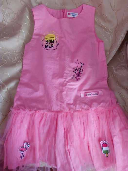 Платье гепюровое для девочек