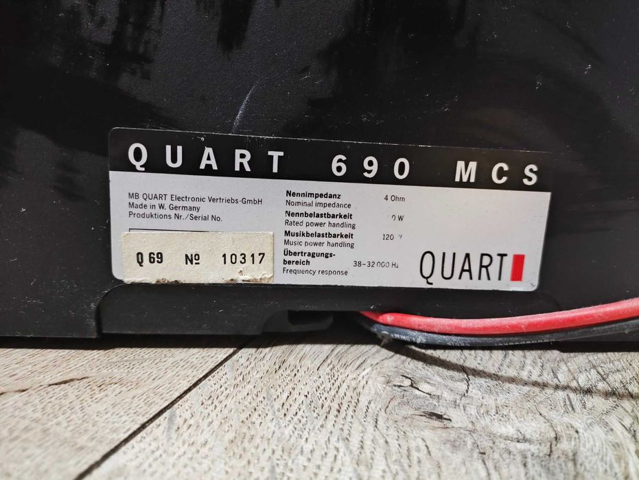 MB Quart 690 MSC немски тонколони с плътен бас Hi-Fi качество