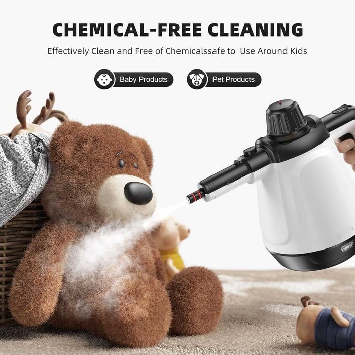 Ръчна парочистачка Kresal  за много повърхности с 12 броя аксесоари