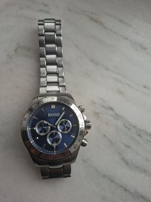 Ceas Hugo Boss cronograf albastru 10 atm