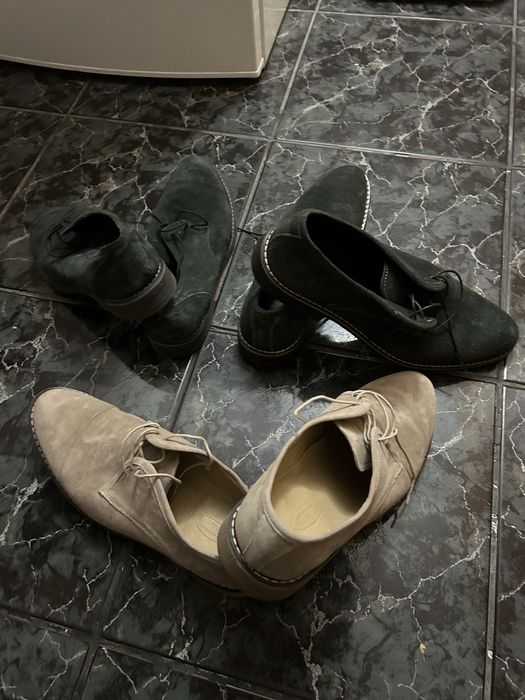 Pantofi 42 piele naturala intoarsa ca noi purtati o singura data