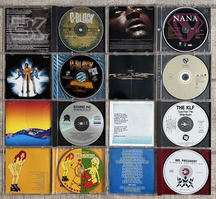 Pachet 1 eurodance - Nana/C-Block/KLF/E-rotic/Maxx/Dj Bobo/2 Brothers