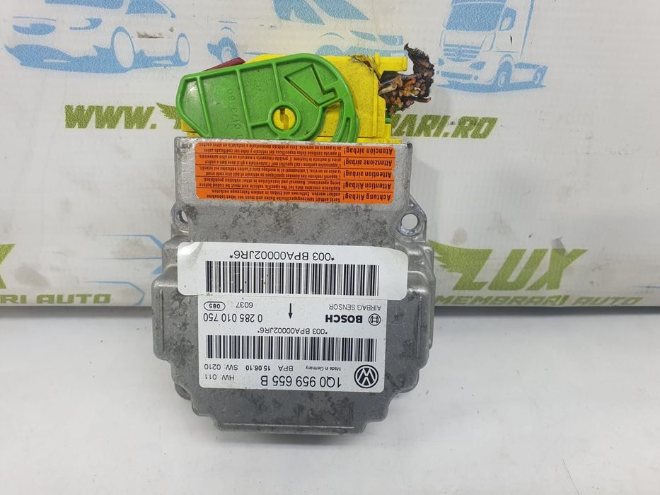 Calculator airbag 1Q0959655B  0285010750 Volkswagen VW Eos 1 (facelif