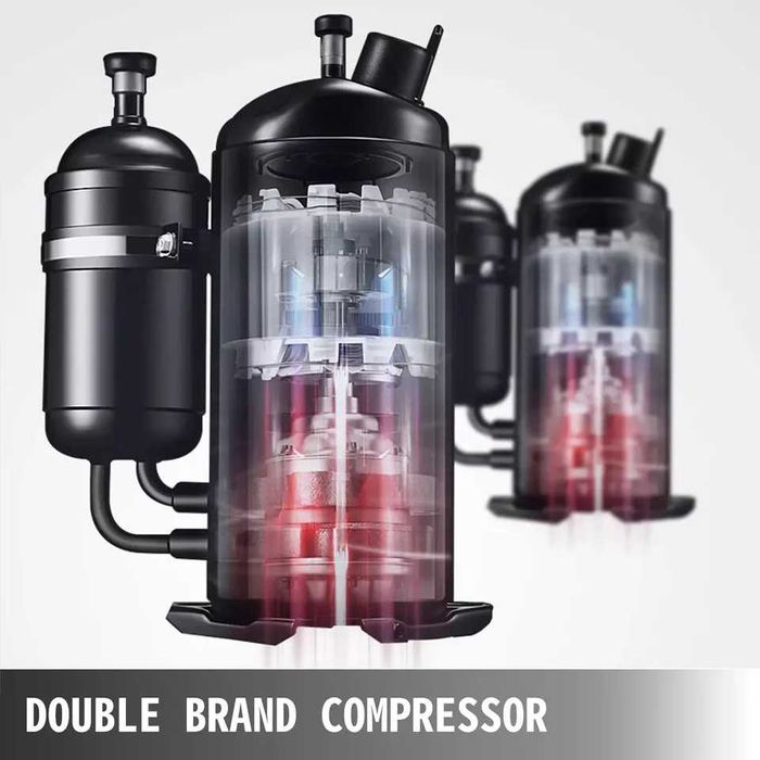 НОВА ПРОФЕСИОНАЛНА Машина за Тайландски сладодолед 2 плочи 380X380