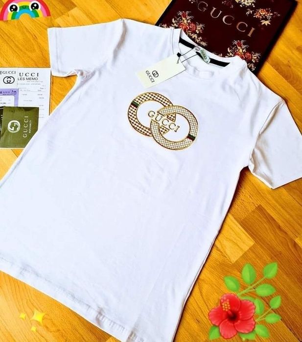 Tricou bumbac cu licra, logo brodat, super calitate, diverse mărimi
