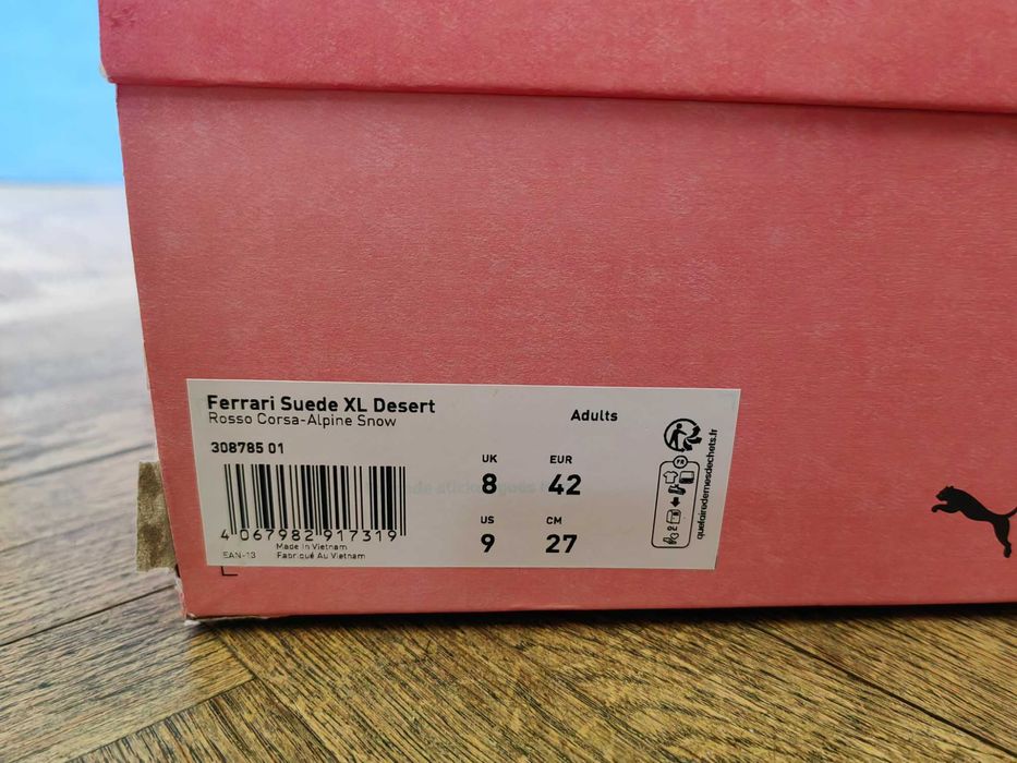 Puma X Ferrari Suede XL Desert Sun 42 Limited Edition