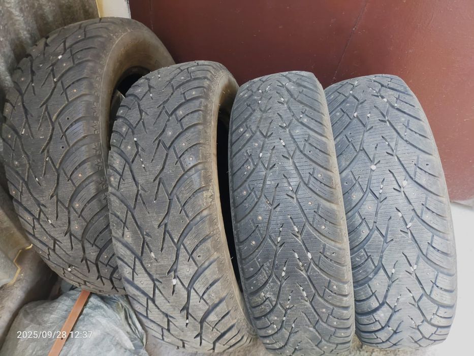 Шины зимние, шипованные