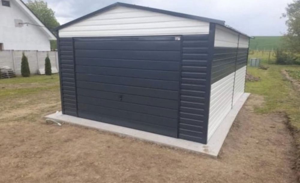 Vând garaj auto pe structură metalică