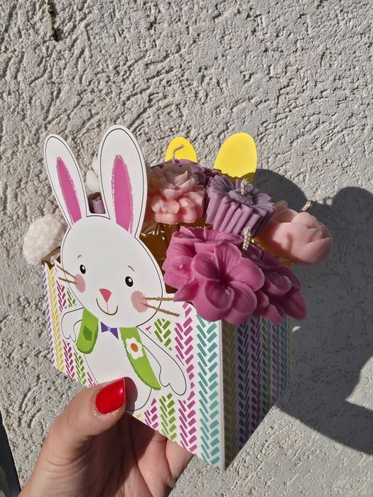 Aranjament din ceara naturala de soia parfumata