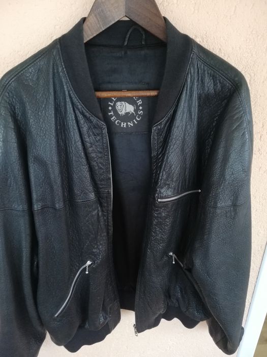 Geaca piele bărbati Technics M/L