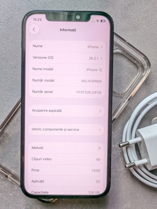 iPhone 12, 128Gb memorie, arată și funcționează foarte bine