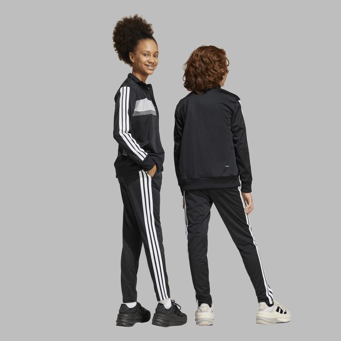 Trening Tiberio Adidas Negru-Alb Copii - produs resigilat Decathlon