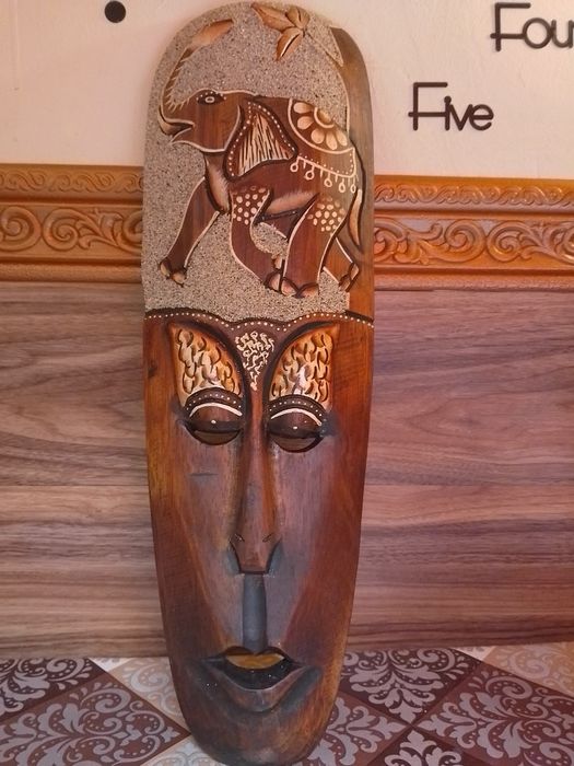 Маска за стена-дърворезба-50см.