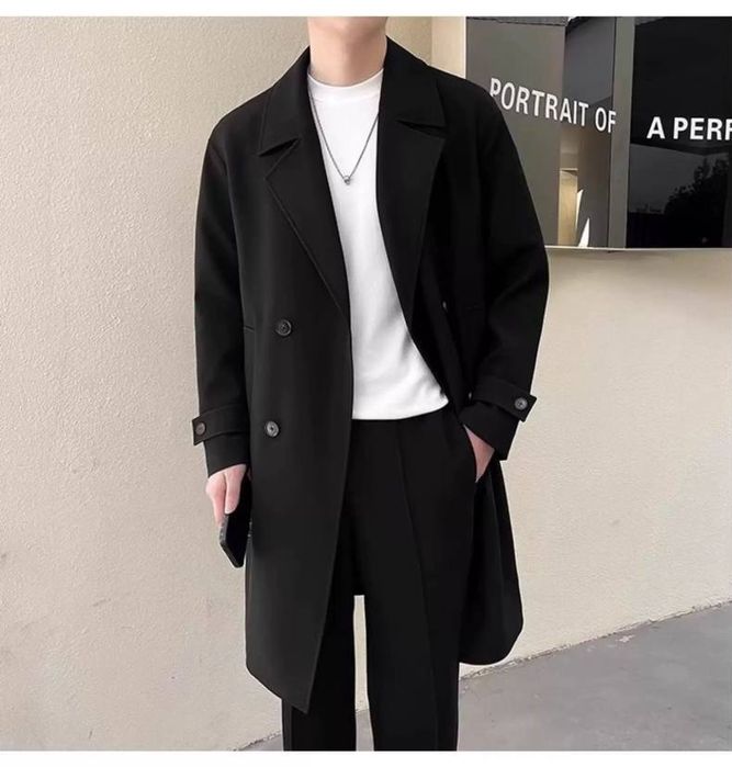 Пальто мужское длинное