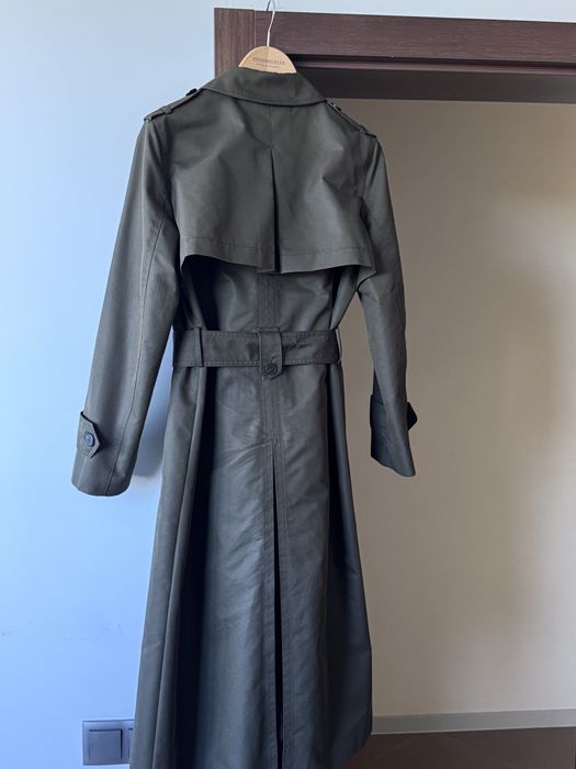 Zara шлифер khaki КАТО НОВ