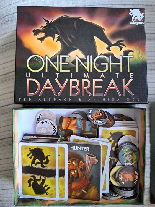One Night Ultimate Warewolf + Daybreak in cutia Daybreak