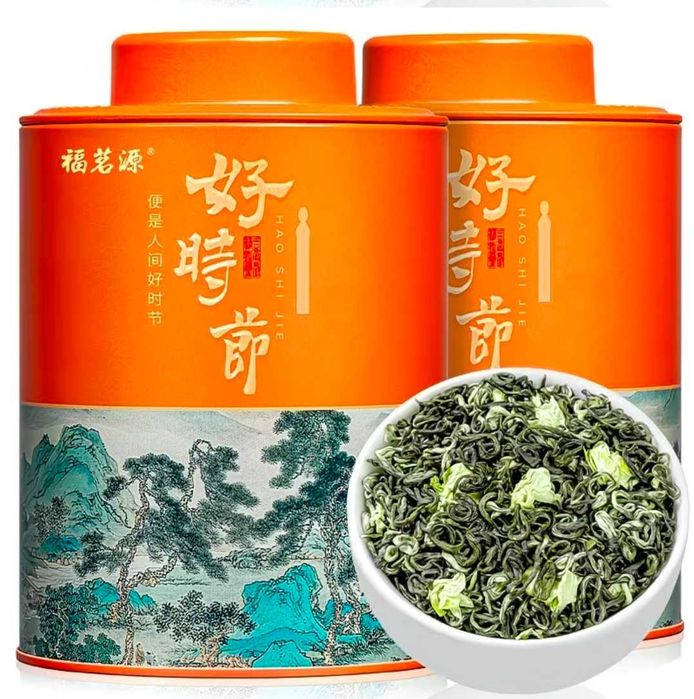 Чай зелёный китайский Сычуаньский жасминовый чай