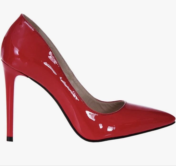 Pantofi stiletto rosii 38