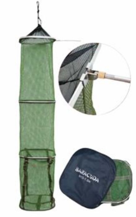 Juvelnic Pescuit N15 Baracuda cu plasa rara, 1,5 m