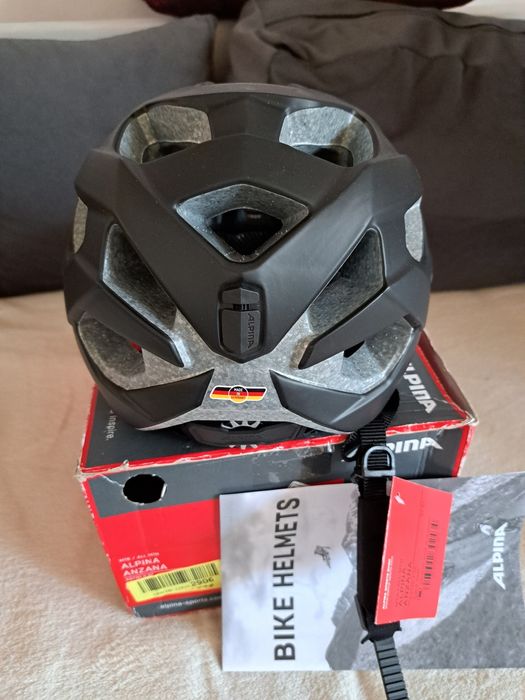 Casca ciclism Alpina Anzana adulti negru mat