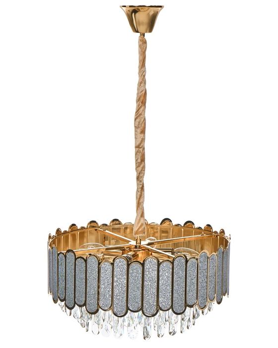 NOU Candelabru AGUARICO, sticla, alama