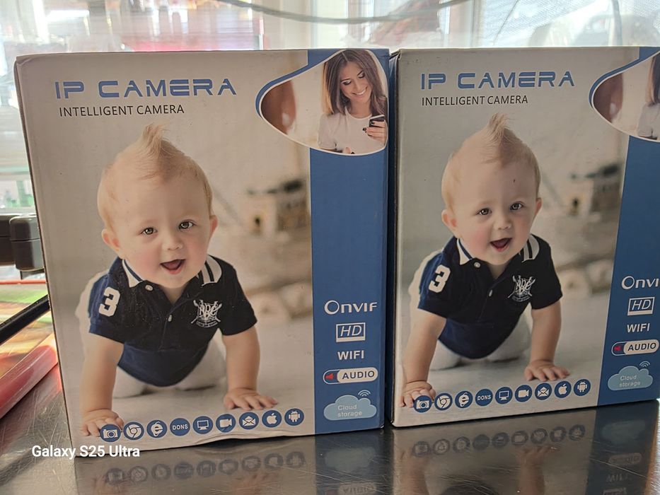 Intelligent IP Camera с възможности за WIFI свързаност, HD резолюция, аудио и облачно съхранение.
