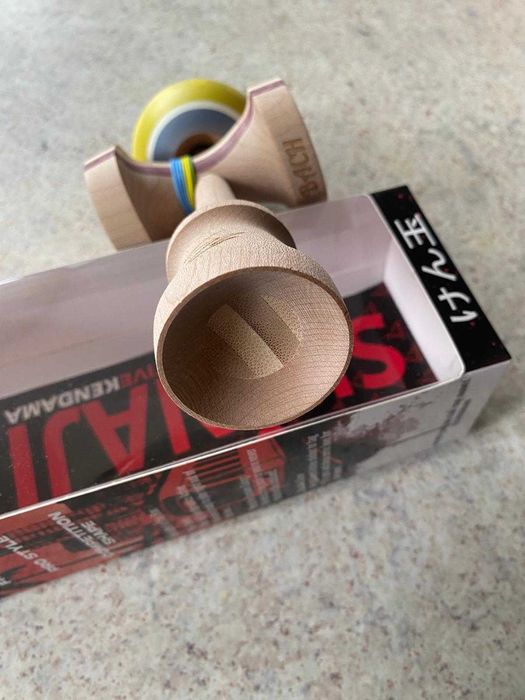 Active Kendama Steven Bach Pro model FERMION clear
