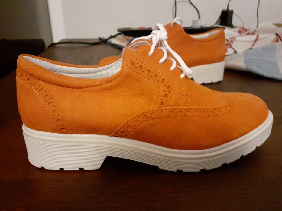 pantofi piele intoarsa dama