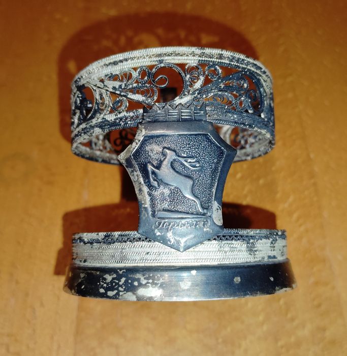 Посребрен подстакан 3 бр, чаша