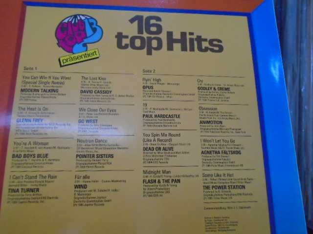 винил  пластинка   16 Top Hits