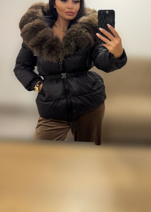 Geaca cu blana naturala