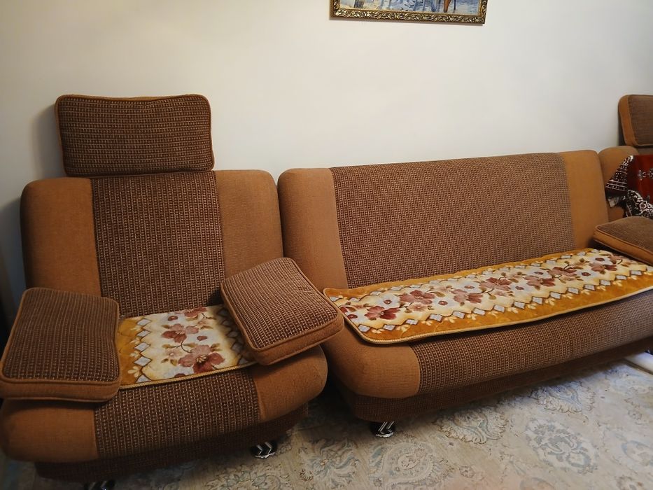 Диван раскладной, два кресла