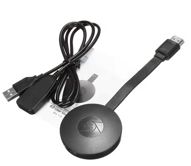 Безжичен приемник: WiFi HDMI адаптер за безжично споделяне на екрана.