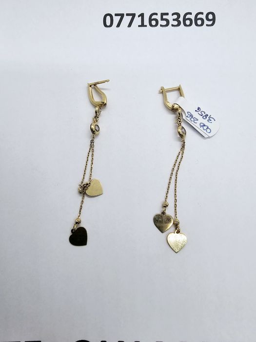 Vand cercei din aur 14 k 3.85 g cod 276