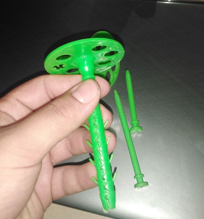 Дюбель гвоздь зонт (парашют) для крепления базальтовая вата супер цена