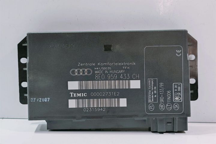 Calculator Confort  modul confort 8E0959433CH / 00002731E2 Audi A4 B7