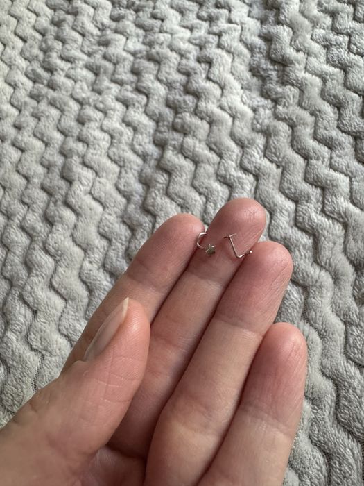 пирсинг-серёжки, мед.сплав