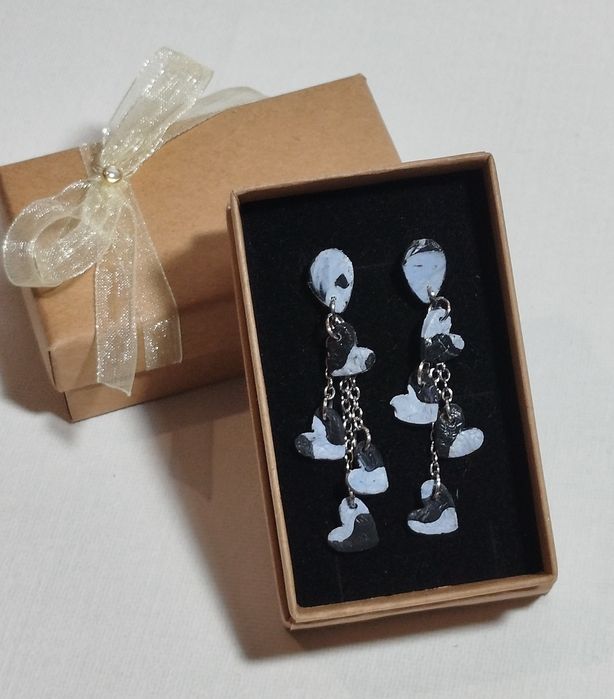 Обеци от полимерна глина