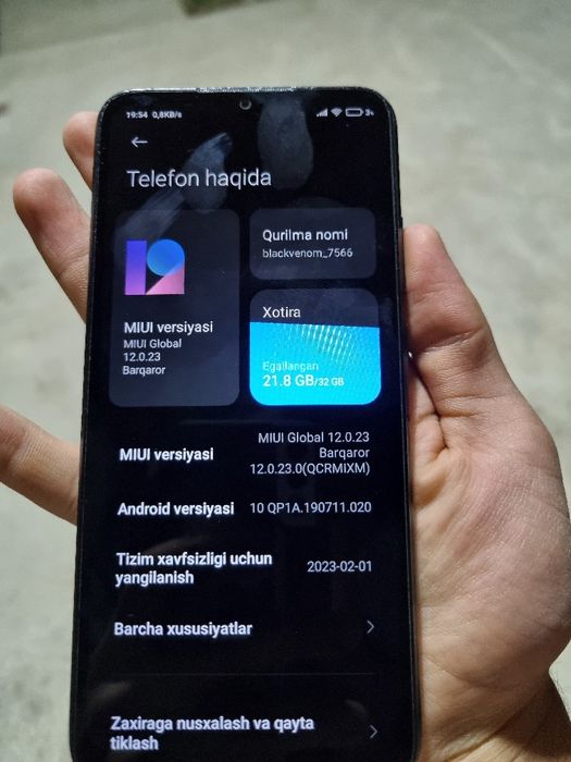 Redmi 9c 32gb rangi qaora