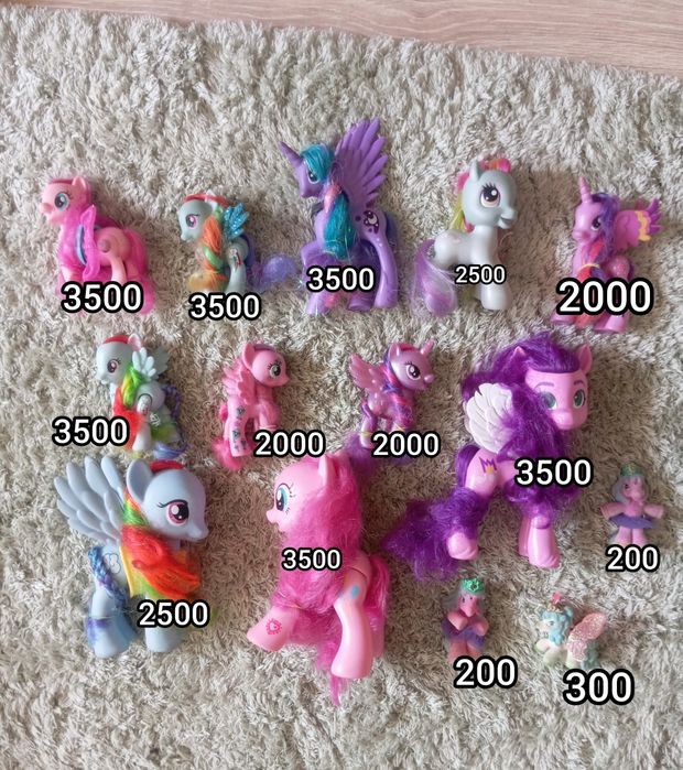 My little pony разных поколений оригинал